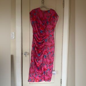 ASOS curve satin dress